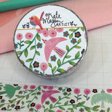 Kate Mason Bird Vine White Washi Tape