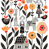 Kate Mason Farmhouse Scene Postcard