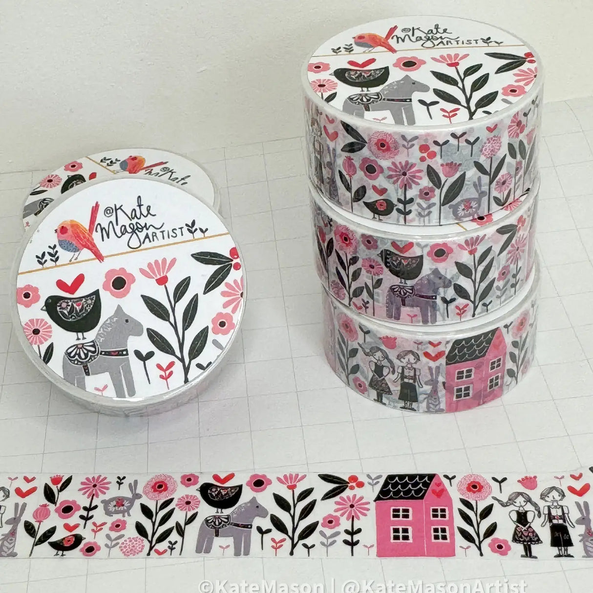 Kate Mason Farmhouse Scene Scandi Washi Tape