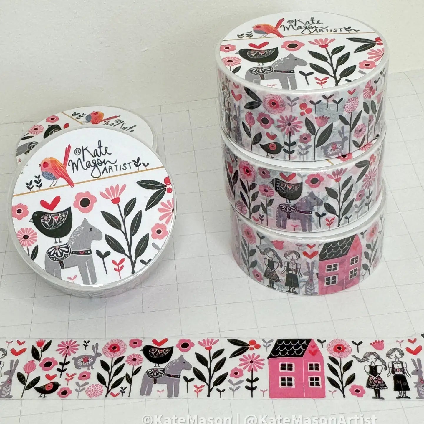 Kate Mason Farmhouse Scene Scandi Washi Tape