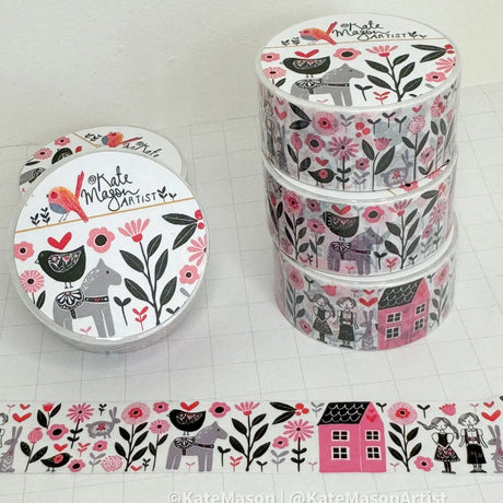 Kate Mason Farmhouse Scene Scandi Washi Tape