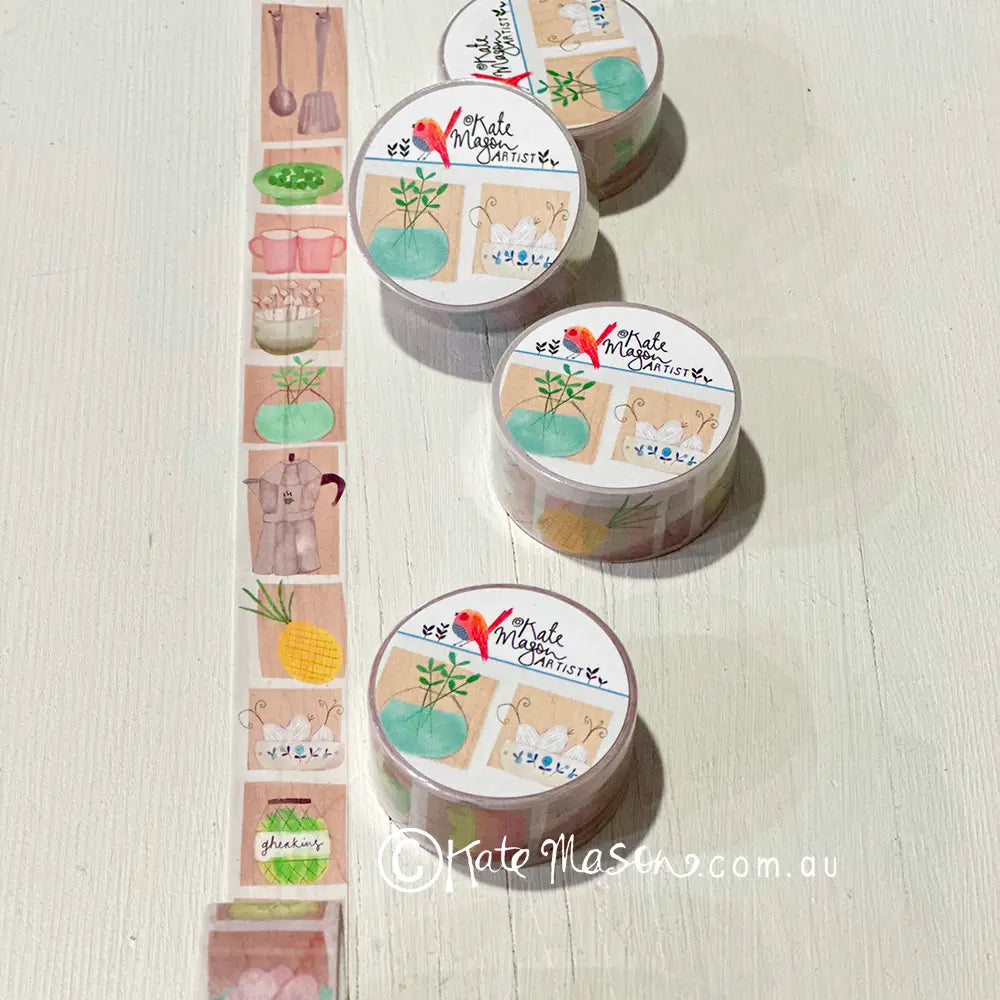Kate Mason Pantry Food Display Washi Tape