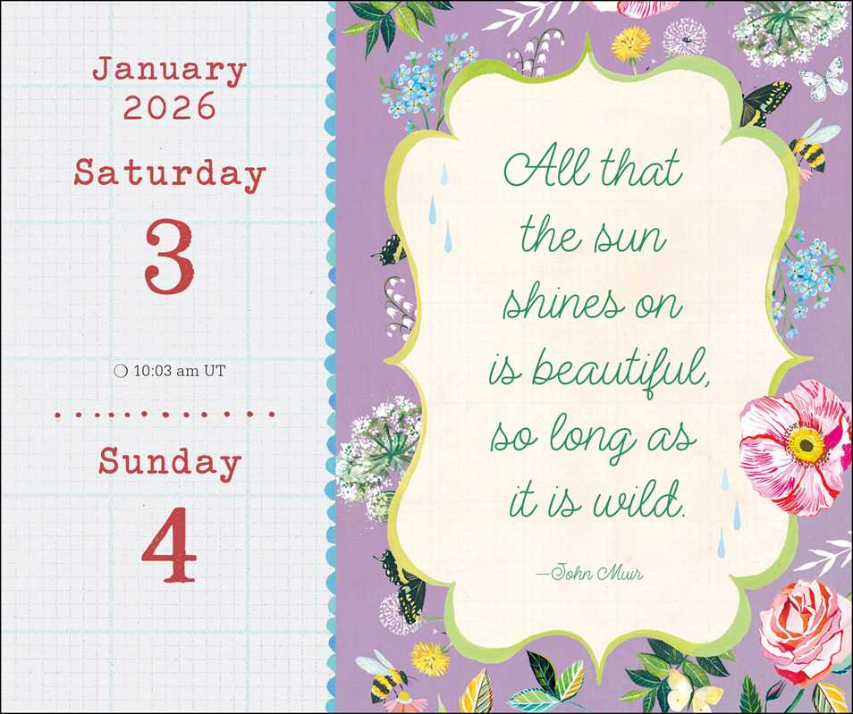 Katie Daisy 2026 Day-To-Day Calendar By Katie Daisy
