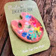 Artist Palette Enamel Pin by Katie Daisy

A tiny treasure to pin on your jacket, tote, or favorite old flannel—each one a little love letter to country delights, small joys, and the art of noticing.
