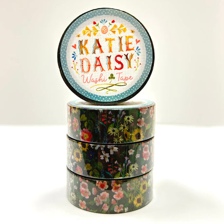 Katie Daisy - Green Meadow Washi Tape

There are so many uses for washi tape! You can use it for scrapbooking, gift wrapping, and even home decor projects :) Add some extra charm to your letter-writing, use it to tack up photos... the possibilities are endless!

Details:

* Traditional washi tape, printed on rice paper
* Each roll is 15mm wide, 10m long, and the pattern reprints every 350mm.
* Semi-transparent&nbsp;