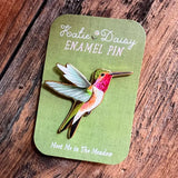 Hummingbird Enamel Pin by Katie Daisy

A tiny treasure to pin on your jacket, tote, or favorite old flannel—each one a little love letter to country delights, small joys, and the art of noticing.