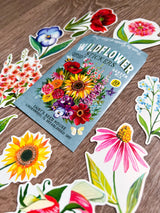 Wildflower Sticker Pack - Set of 10 Matte Stickers by Katie Daisy

From The Garden of Katie Daisy:

Adorn your laptop, water bottle, packages and so much more with this set of vibrant wildflower STICKERS!! You'll receive 10 floral stickers in a seed packet! (This listing is not for wildflower seeds ;) )