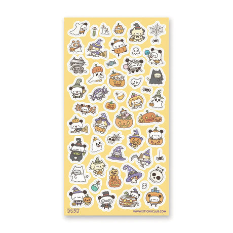 🎃🐼 Get ready for the sweetest spook-tacular with this costume-filled cutie parade! From ghostly pandas and pumpkin pals to tiny witches, candy lovers, and mischievous monsters, this adorable crew is here to turn Halloween into one big cozy celebration. With treats to snack on, spells to cast, and costumes to show off, every sticker is packed with festive fun and heart-melting charm—perfect for sprinkling a little boo-tiful magic across your pages!