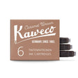 Kaweco 6-Pack Ink Cartridge Caramel Brown