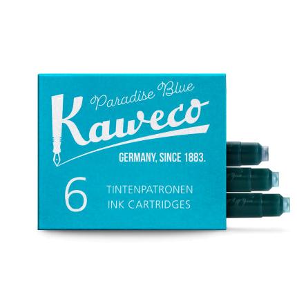 Kaweco 6-Pack Ink Cartridge Paradise Blue