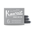 Kaweco 6-Pack Ink Cartridge Smokey Grey
