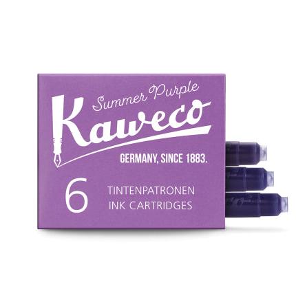 Kaweco 6-Pack Ink Cartridge Summer Purple