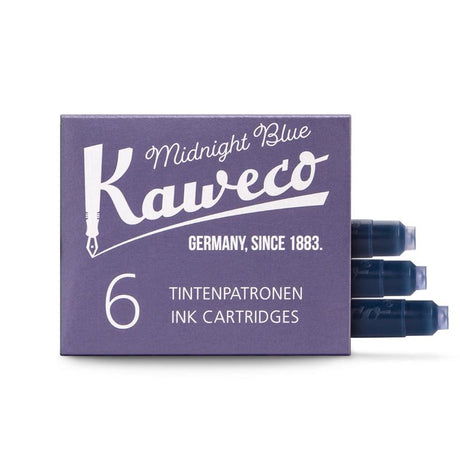Kaweco Ink Cartridges 6-Pack Midnight Blue