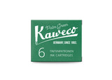 Kaweco Ink Cartridges 6-Pack Palm Green