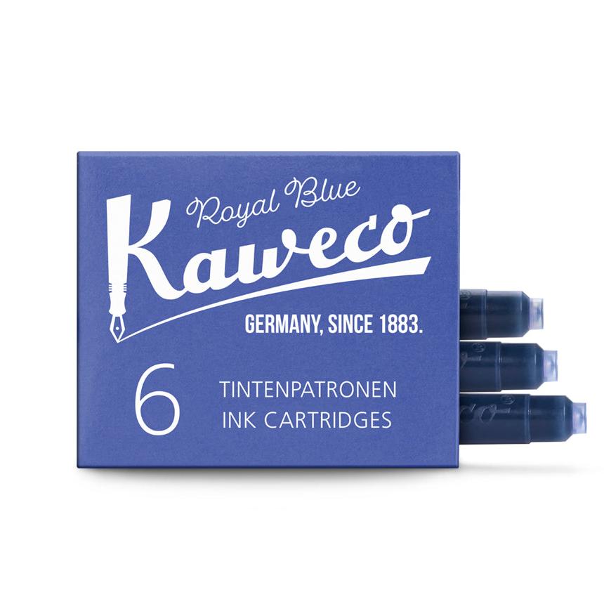 Kaweco Ink Cartridges Royal Blue 6-Pack