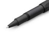All black everything – our roller ball in black performs brilliantly in any situation. The elegant, black pen with a matt surface can be combined with various notebooks, papers and other accessories.

The metallic body is made of high-quality aluminium and grants an unique haptic experience. Its fine surface imparts elegance.

The Kaweco Sport was created in 1911. The pocket-sized roller ball pen only measures 10.5 cm when closed, and grows to a standard size of 13 cm, when the cap is attached.&nbsp;

The i