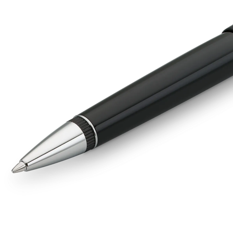 Kaweco DIA2 Twist Ballpoint Pen - Chrome

The shapes, decorative elements and proportions, which could have come from the 20s, have been preserved in detail. The function of the twist ballpoint pen is one of the technical achievements of our time.

The ballpoint pen consists of over 15 individual parts. The pen cover is made of deep black acrylic (PMMA) and polished and assembled by hand.

Kaweco offers blue and black G2 quality refills in line widths of 0.8 mm, 1.0 mm and 1.4 mm for this model.