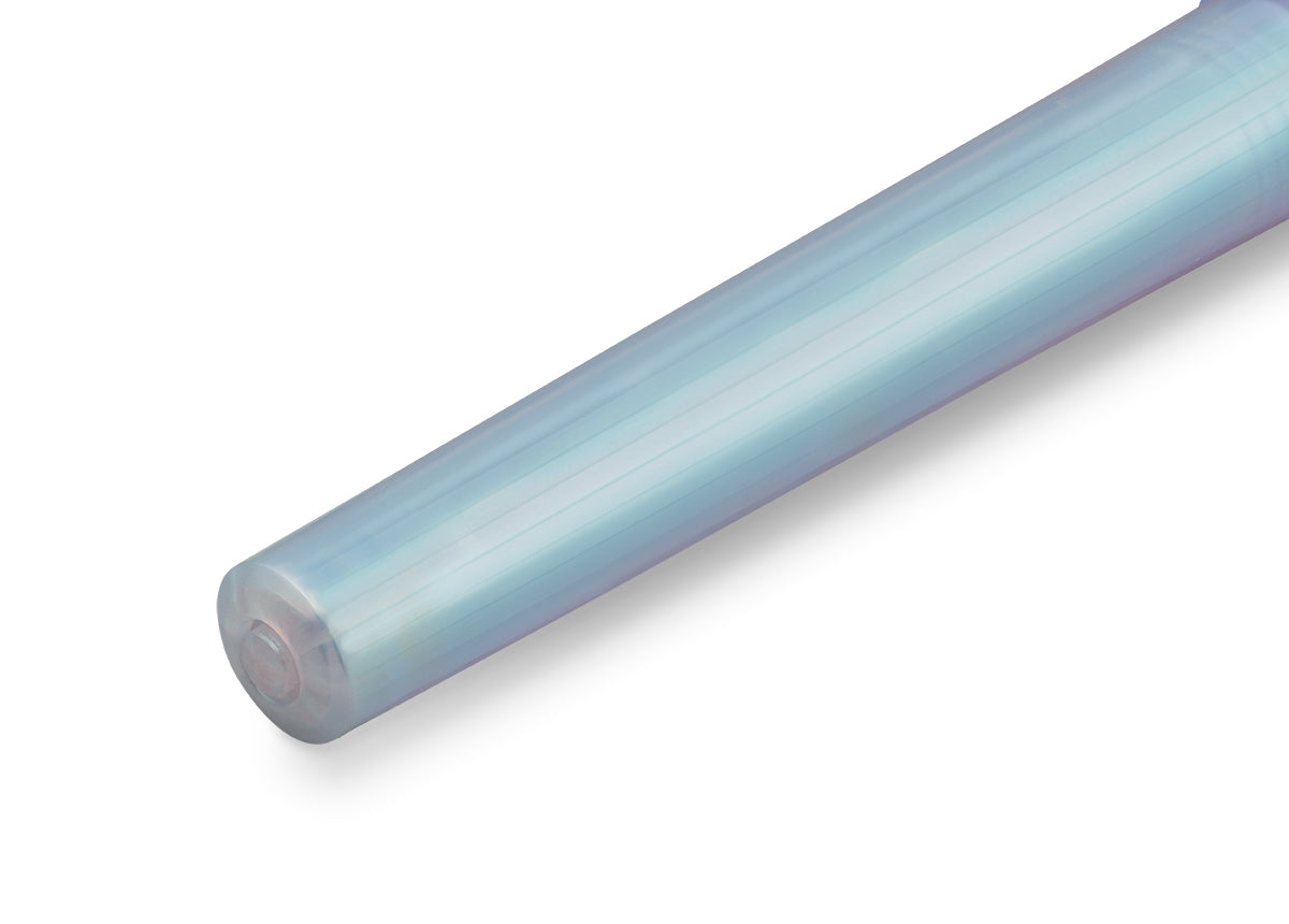 One of the most popular Kaweco Collection pens returns in a new guise: the community favorite Iridescent Pearl gives our Perkeo series a new pearl shine, now as a permanent treasure in the Kaweco range.

Iridescent icon

The Perkeo Iridescent Pearl convinces with a dazzling variety of colors. Depending on the viewer's angle of view and the incident light, the translucent writing instrument shines in a unique colour scheme, changing from green-bluish to pink. This mimics the optical effect of mother-of-pearl