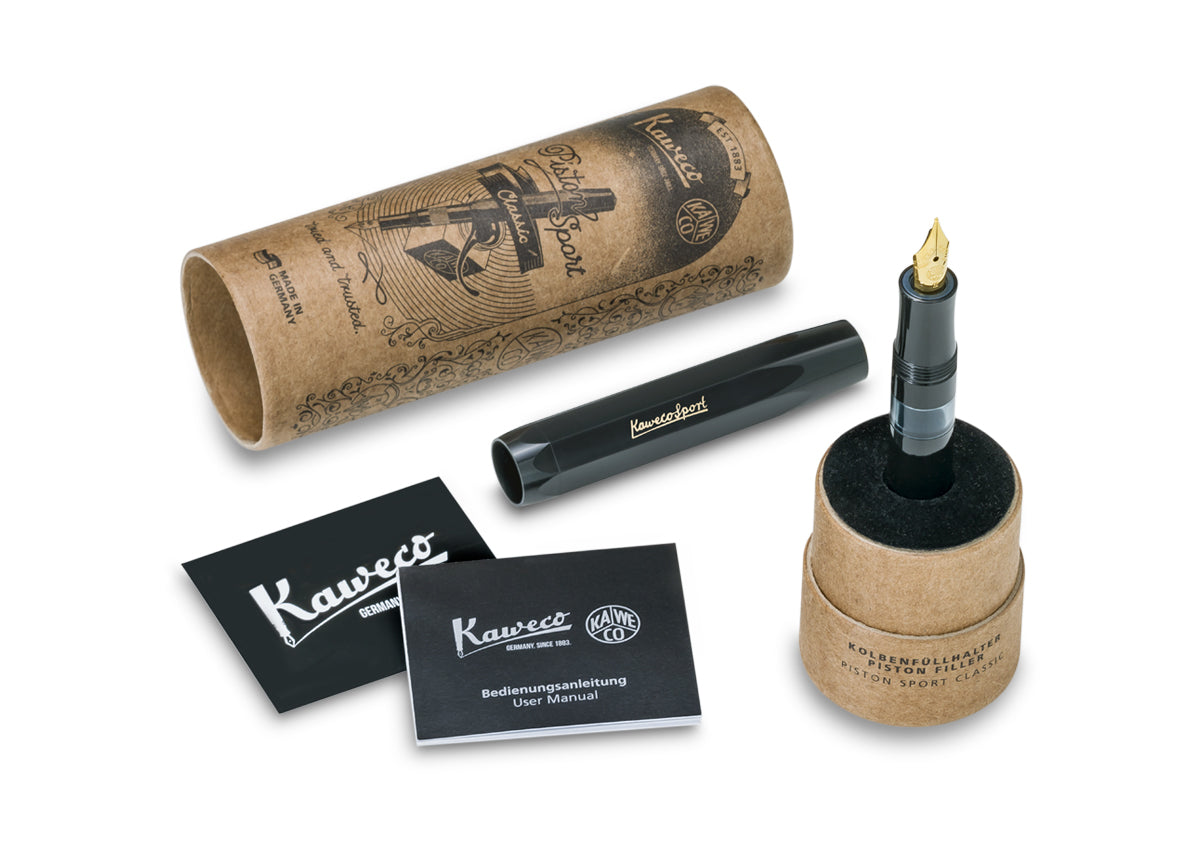 Kaweco PISTON SPORT CLASSIC Black/Gold – Little Craft Place
