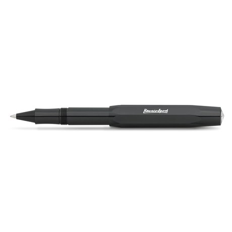 Kaweco SKYLINE SPORT Rollerball - Black

The latest technology, a gel refill and ceramic ball combined with timeless design made of high-quality plastic in fresh colours.

All black everything - our rollerball pen in black performs brilliantly in any situation. The colour can be combined elegantly and classically with various notebooks, papers and other accessories.

The Kaweco Sport has been around since 1911. The rollerball for the bag has a size of only 10.5 cm when closed and grows to a normal size of 1