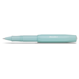 Kaweco SKYLINE SPORT Rollerball - Mint

The timeless model of the Sport series is made of high-quality plastic in fresh colours.

A refreshing eye-catcher: our fountain pen in the energetic colour mint awakens the anticipation of summer. The silver elements give the mint pen a distinctly cool appearance. An especially harmonious addition is the Kaweco leather pouch in the colour Tender Mint.

The Kaweco Sport has been around since 1911. The rollerball for the bag has a size of only 10.5 cm when closed and g