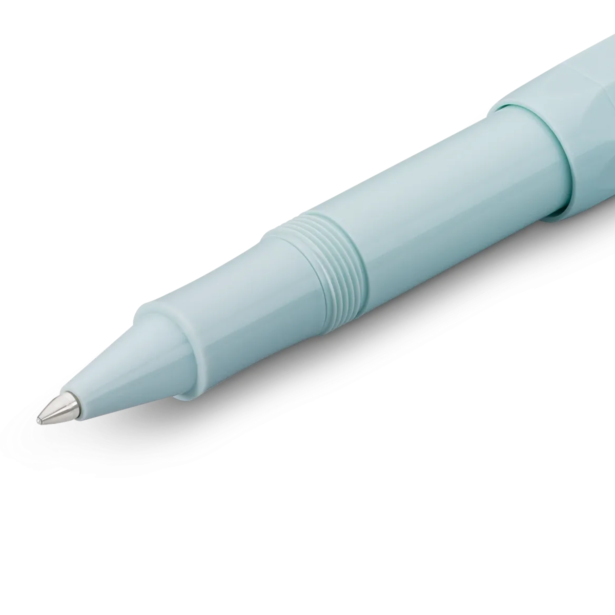 Kaweco SKYLINE SPORT Rollerball - Mint

The timeless model of the Sport series is made of high-quality plastic in fresh colours.

A refreshing eye-catcher: our fountain pen in the energetic colour mint awakens the anticipation of summer. The silver elements give the mint pen a distinctly cool appearance. An especially harmonious addition is the Kaweco leather pouch in the colour Tender Mint.

The Kaweco Sport has been around since 1911. The rollerball for the bag has a size of only 10.5 cm when closed and g