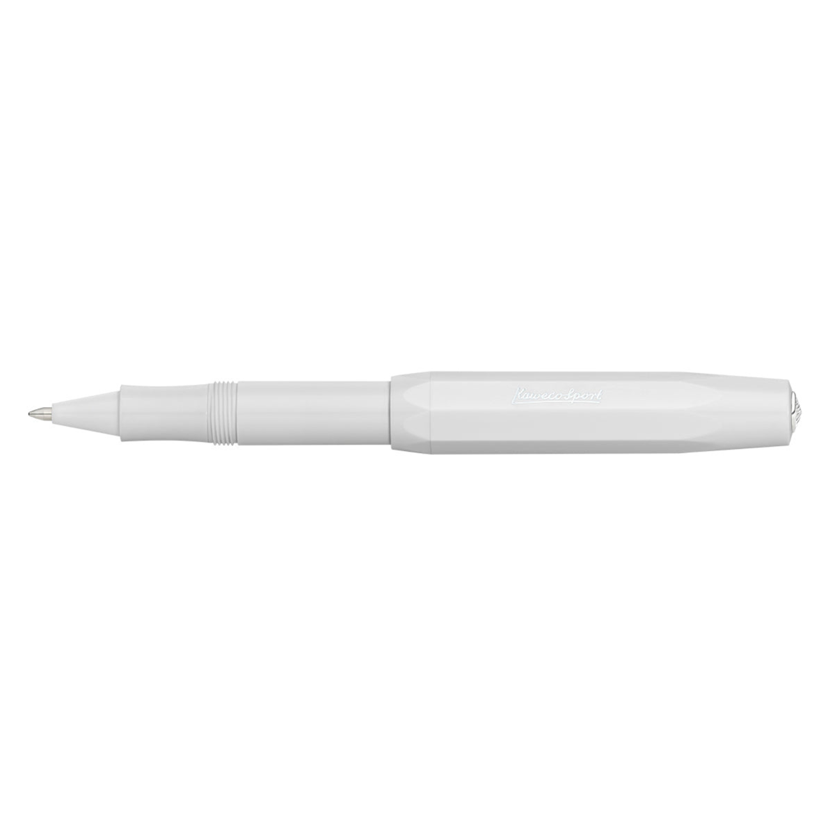 Kaweco SKYLINE SPORT Rollerball - White

The latest technology, a gel refill and ceramic ball combined with timeless design made of high-quality plastic in fresh colours.

The Kaweco Sport has been around since 1911. The rollerball for the bag has a size of only 10.5 cm when closed and grows to a normal size of 13 cm with the cap on.

The invention of the rollerball enables particularly easy and gliding writing. The gel flows uninterruptedly over the ceramic ball onto the surface of the paper.

We are parti