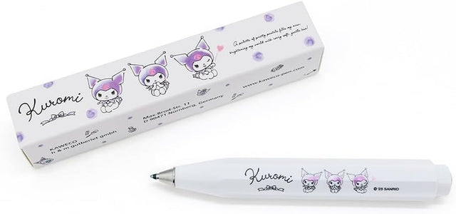 Limited edition collaboration — exclusive relaunch of the discontinued Skyline White for Kuromi!

Our timeless pocket ballpoint pen made of high-quality plastic in fresh colors.



For those who like minimalistic designs, there is the Kaweco Classic Sport ballpoint pen in white. Elegant and classic, the color can be combined with various notebooks, papers and other accessories.