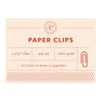 Bring some shine to your organization with the Keep It Together Paper Clips – Red. This pack includes 50 gold 1.4” clips housed in a bold red grid box that’s as stylish as it is practical. Whether you’re sorting paperwork, marking pages, or bundling ideas, these classic clips are here to keep it all together—literally. A clever message on the packaging adds a bit of fun to your desk setup. Perfect for students, teachers, and office organizers alike. A great little gift or desk upgrade for anyone who appreci
