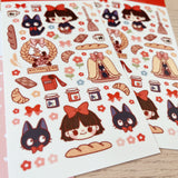 Cherry Rabbit Kiki's Delivery Service Sticker Sheet