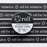 Kingdom of Threads - Roll For Initiative Washi Tape