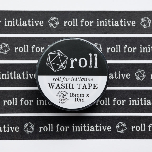 Kingdom of Threads - Roll For Initiative Washi Tape
