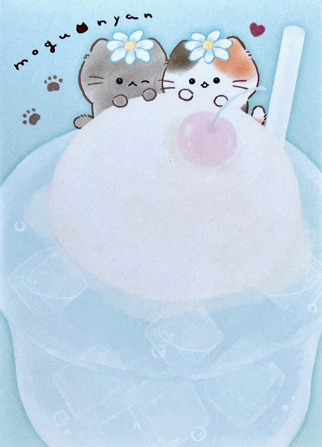 Kitty Cream Soda Mini Notepad

2.5 x 3.5 inches (H88xW63xD7(mm)
2 designs x 35 sheets each (total 70 sheets)
Made in Japan