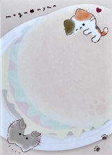 Kitty Hamburger Mini Notepad

2.5 x 3.5 inches (H88xW63xD7(mm)
2 designs x 35 sheets each (total 70 sheets)
Made in Japan