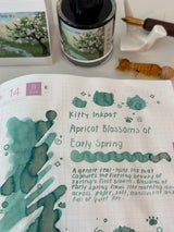 Kitty Inkpot Apricot Blossoms of Early Spring Ink 杏花酿春色