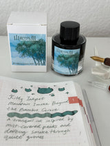 Kitty Inkpot – Mountain Smoke Beyond the Bamboo Grove Ink 山收竹外烟 (2025 Winter Limited Edition)
