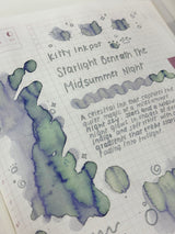 Kitty Inkpot – Starry Sky & Midsummer Night Ink 繁星与仲夏之夜 (2025 Summer Limited Edition)