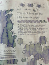 Kitty Inkpot – Starry Sky & Midsummer Night Ink 繁星与仲夏之夜 (2025 Summer Limited Edition)