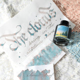 Its gentle gradients evoke the warmth of late summer skies meeting cool autumn air, peaceful, wistful, and full of quiet beauty. Perfect for journaling, calligraphy, and sketching, this ink brings the calm of changing seasons to every stroke.