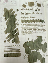 Kitty Inkpot – The Leaves Rustle as Autumn Comes Ink 木叶动秋声 (2025 Fall Limited Edition)