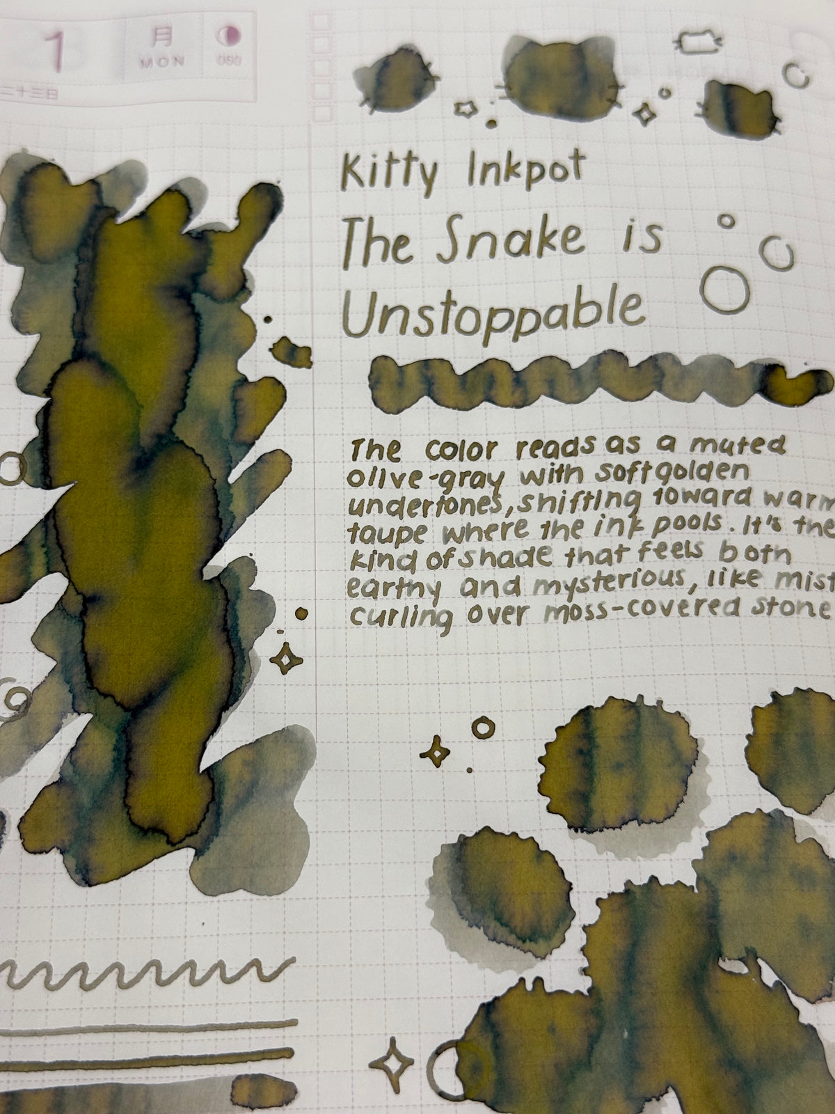 Kitty Inkpot The Snake Is Unstoppable Ink