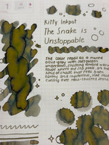 Kitty Inkpot The Snake Is Unstoppable Ink
