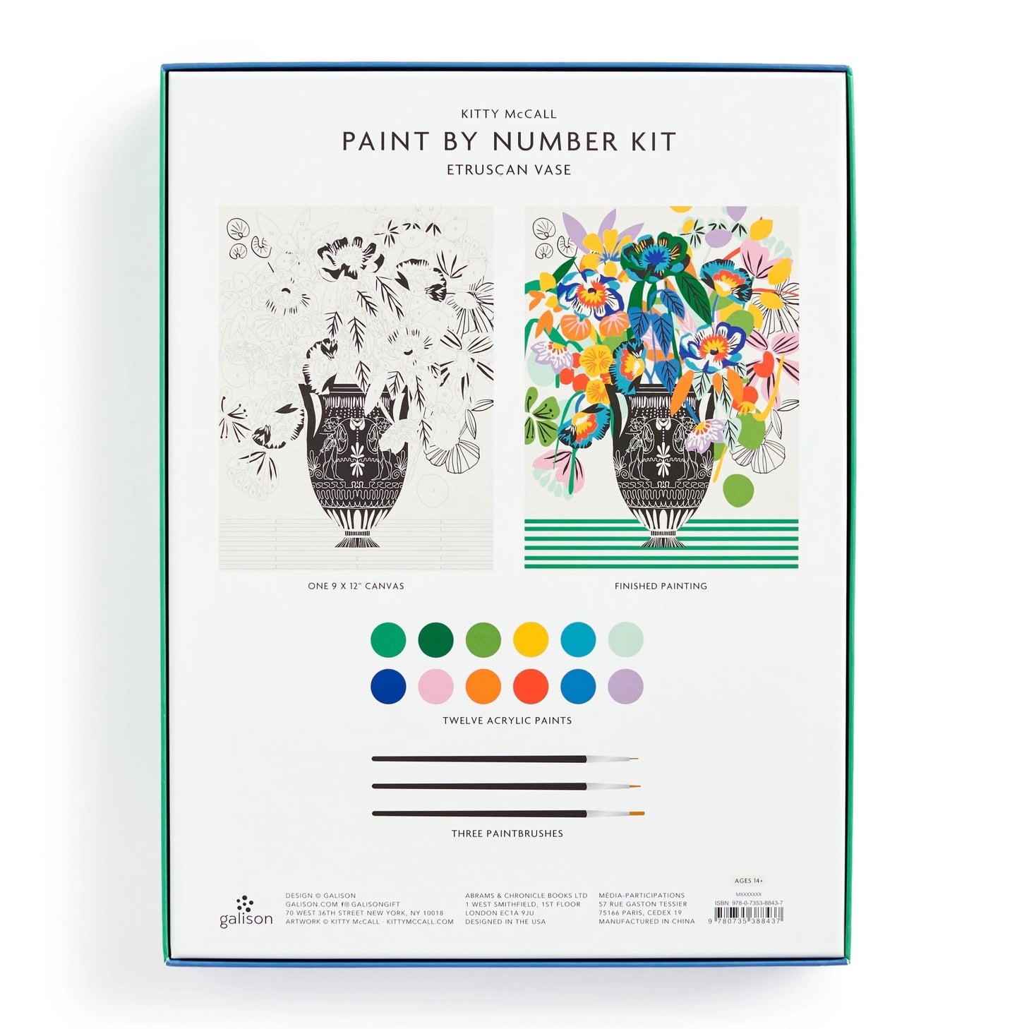 Kitty Mccall Etruscan Vase Paint By Number Kit

Transform a blank canvas into a striking work of art with the Kitty McCall Etruscan Vase paint by number kit.