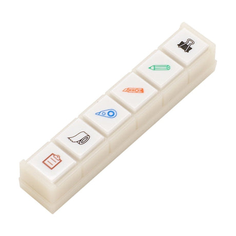 Papelería con sellos de botón Pochitto6 