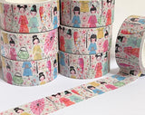 Cinta washi Kokeshi 