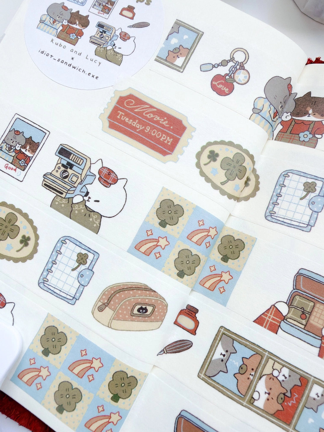 Kuboandlucy X Idiot Sandwich My Journal Sips V.2 (Polaroid) Washi Tape

20mm Japanese Washi Tape
Exclusive collaboration with Idiot Sandwich
Perfect for all planners, journals or add a little personality to your letters or gift wrapping