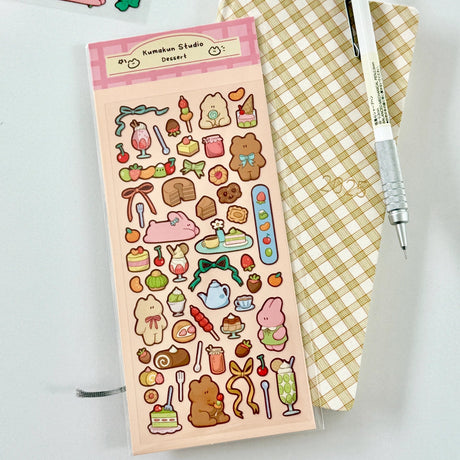 Cute deco stickers!

Great for journaling and Polaroid deco :)

Waterproof, matte PVC material

Size: 7.5 x 15.5 cm sheet