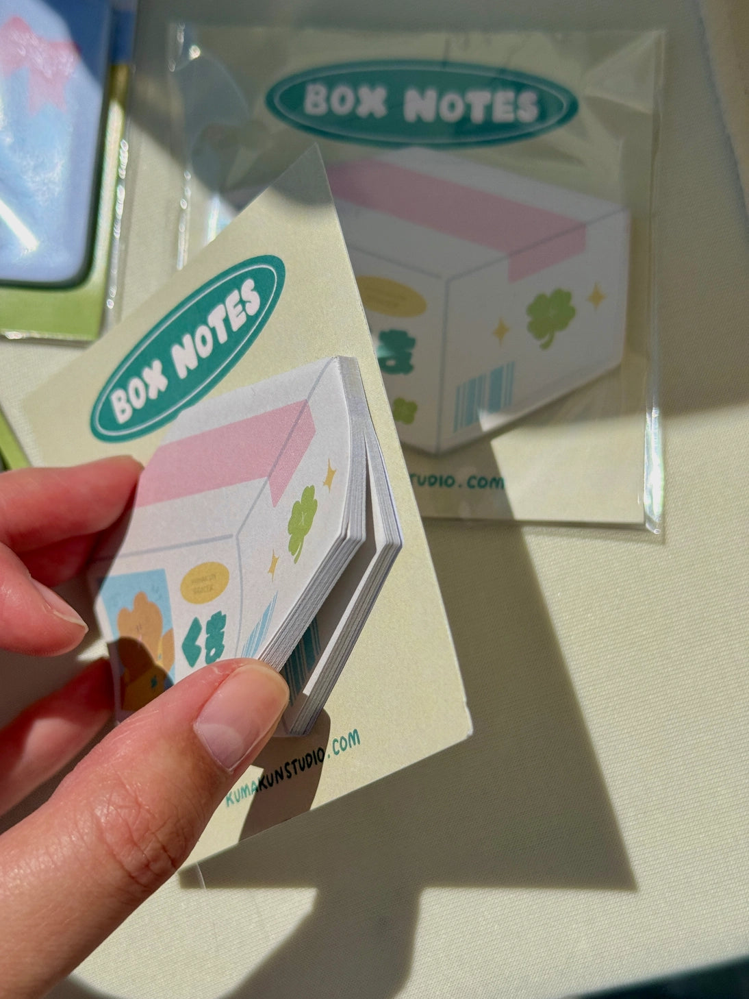 Perfect for notes or journal inserts

Sturdy paper for your inky pens :)

Size: 2.25” x 3” inches

25 sheets per pad