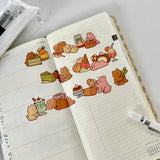 A thick 30mm washi tape to deco with~!

Cut them in sections or individually to use like “stickers” :)