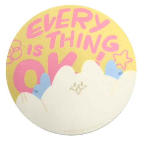 Kumakun Studio Vinyl Sticker - Everything is Ok